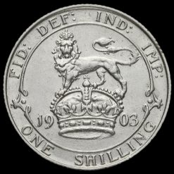 1903 Edward VII Silver Shilling Reverse