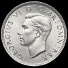 1938 George VI Silver Half Crown Obverse