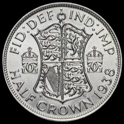 1938 George VI Silver Half Crown Reverse