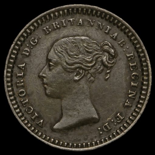 1838 Queen Victoria Young Head Silver Three-Halfpence Obverse