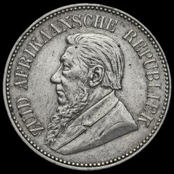 South Africa 1896 Silver 2 1/2 Shillings Obverse