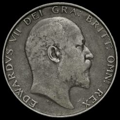 1905 Edward VII Silver Half Crown Obverse