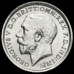 1912 George V Silver Threepence Obverse