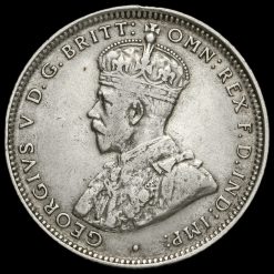 Australia 1914 George V Silver Shilling Obverse