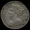 1711 Queen Anne Early Milled Silver Sixpence Obverse