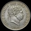 1819 George III Milled Silver Half Crown Obverse