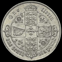 1865 Queen Victoria Gothic Florin Reverse