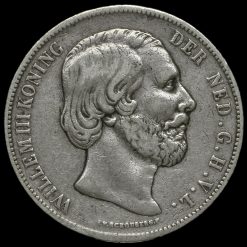 Netherlands 1873 2 1/2 Gulden Obverse