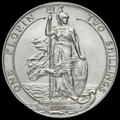 1903 Edward VII Silver Florin Reverse