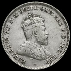 Australia 1910 Edward VII Silver Shilling Obverse