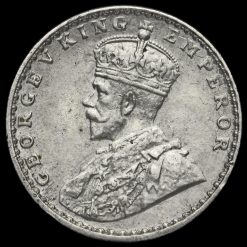 British India 1917 George V 2 Annas Obverse