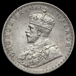 British India 1919 George V Half Rupee Obverse