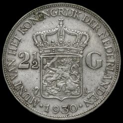 Netherlands 1930 2 1/2 Gulden Reverse