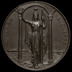 1937 Edward VIII Bronze Medal Reverse
