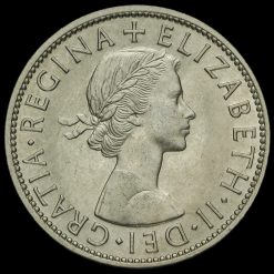 1955 Queen Elizabeth II Half Crown Obverse