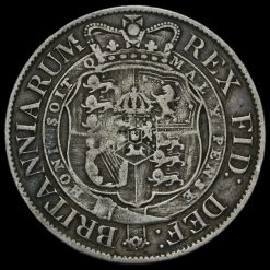 1817 George III Milled Silver Half Crown Reverse