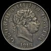 1818 George III Milled Silver Half Crown Obverse