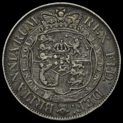1818 George III Milled Silver Half Crown Reverse