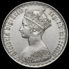 1857 Queen Victoria Gothic Florin Obverse