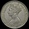 1858 Queen Victoria Gothic Florin Obverse