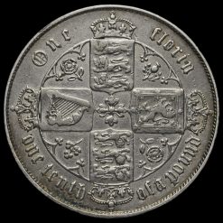 1867 Queen Victoria Gothic Florin Reverse