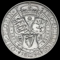 1896 Queen Victoria Veiled Head Silver Florin Reverse