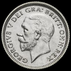 1927 George V Silver Sixpence Obverse