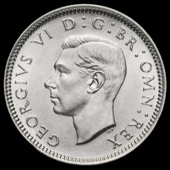 1939 George VI Silver Sixpence Obverse