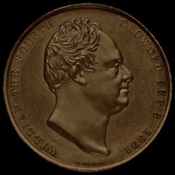 1831 William IV Coronation Bronze Medal Obverse