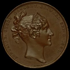 1831 William IV Coronation Bronze Medal Reverse