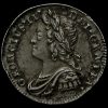 1740 George II Early Milled Silver Maundy Penny Obverse
