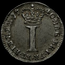 1740 George II Early Milled Silver Maundy Penny Reverse