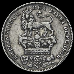 1829 George IV Bare Head Milled Silver Sixpence Reverse