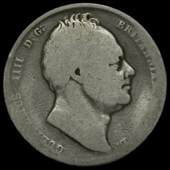 1835 William IV Milled Silver Half Crown Obverse