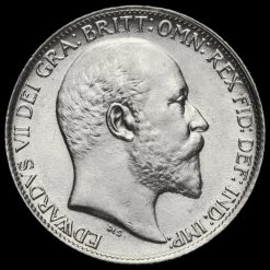 1909 Edward VII Silver Sixpence Obverse