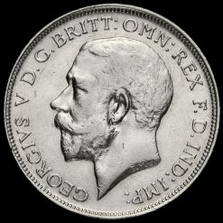 1913 George V Silver Florin Obverse