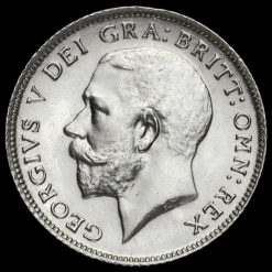 1916 George V Silver Sixpence Obverse