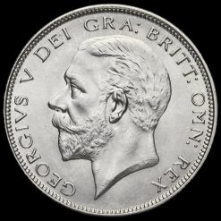 1926 George V Silver Half Crown Obverse