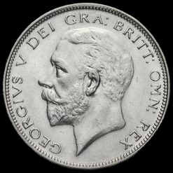 1926 George V Silver Half Crown Obverse