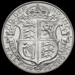 1926 George V Silver Half Crown Reverse