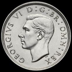 1938 George VI Silver Half Crown Obverse