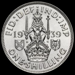 1939 George VI Silver Scottish Shilling Reverse