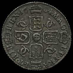 1684 Charles II Early Milled Silver Sixpence Reverse