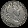 1697 William III Early Milled Silver Half Crown Obverse