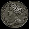 1711 Queen Anne Early Milled Silver Shilling Obverse