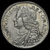 1746 George II Early Milled Silver Lima Sixpence Obverse