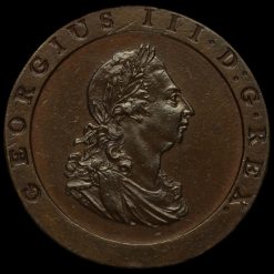 1797 George III Cartwheel Penny Obverse
