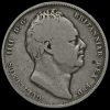 1834 William IV Milled Silver Half Crown Obverse