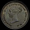 1848 Queen Victoria Young Head Silver Maundy Twopence Obverse