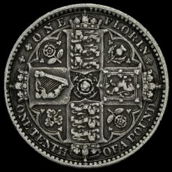 1849 Queen Victoria Godless Florin Reverse